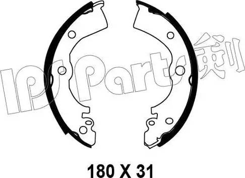 IPS Parts IBL-4142 - Тормозные башмаки, барабанные autosila-amz.com