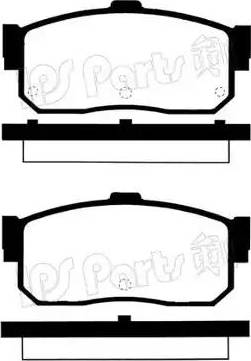 IPS Parts IBR-1127 - Тормозные колодки, дисковые, комплект autosila-amz.com