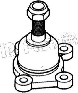 IPS Parts IJU-10228 - Шаровая опора, несущий / направляющий шарнир autosila-amz.com