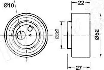 IPS Parts ITB-6900 - Натяжитель, ремень ГРМ autosila-amz.com