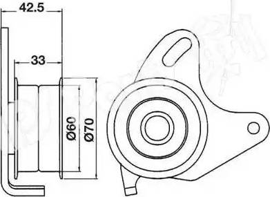 IPS Parts ITB-6501 - Натяжитель, ремень ГРМ autosila-amz.com