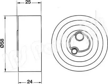 IPS Parts ITB-6800 - Натяжитель, ремень ГРМ autosila-amz.com