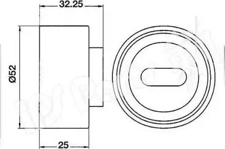 IPS Parts ITB-6300 - Натяжитель, ремень ГРМ autosila-amz.com