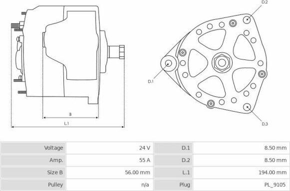 Iskra IA1076 - Генератор autosila-amz.com