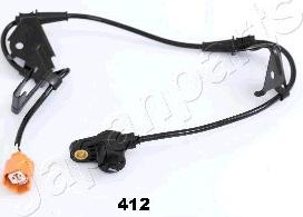 Japanparts ABS-412 - Датчик ABS, частота вращения колеса autosila-amz.com