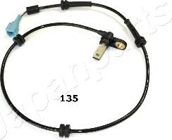 Japanparts ABS-135 - Датчик ABS, частота вращения колеса autosila-amz.com