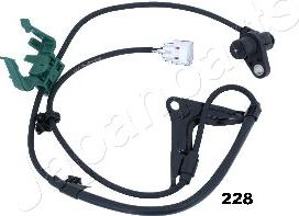 Japanparts ABS-228 - Датчик ABS, частота вращения колеса autosila-amz.com