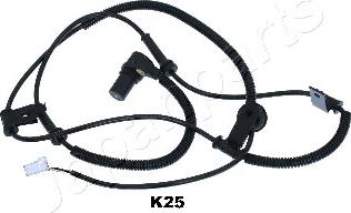 Japanparts ABS-K25 - Датчик ABS, частота вращения колеса autosila-amz.com