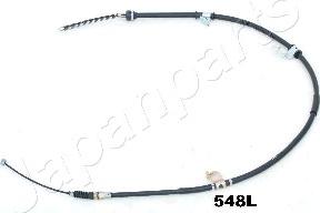 Japanparts BC-548L - Тросик, cтояночный тормоз autosila-amz.com