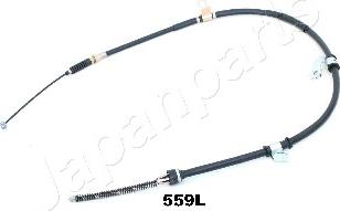 Japanparts BC-559L - Тросик, cтояночный тормоз autosila-amz.com