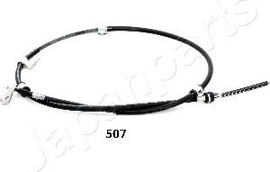 Japanparts BC-507 - Тросик, cтояночный тормоз autosila-amz.com