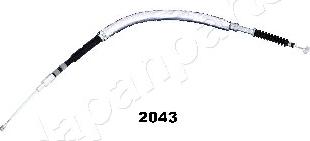 Japanparts BC-2043 - Тросик, cтояночный тормоз autosila-amz.com