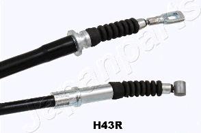 Japanparts BC-H43R - Тросик, cтояночный тормоз autosila-amz.com