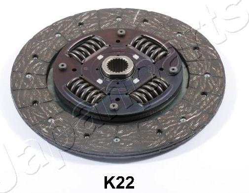 Japanparts DF-K22 - Диск сцепления, фрикцион autosila-amz.com