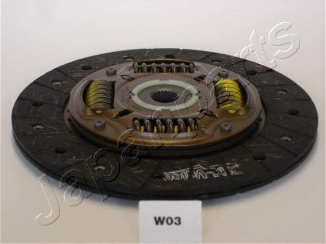 Japanparts DF-W03 - Диск сцепления, фрикцион autosila-amz.com