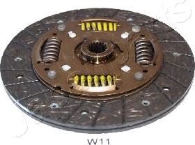 Japanparts DF-W11 - Диск сцепления, фрикцион autosila-amz.com