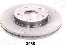Japanparts DI-2033 - Тормозной диск autosila-amz.com
