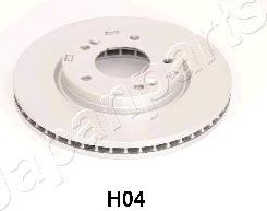 Japanparts DI-H04 - Тормозной диск autosila-amz.com