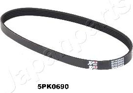 Japanparts DV-5PK0690 - Поликлиновой ремень autosila-amz.com