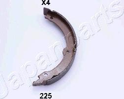 Japanparts GF-225AF - Комплект тормозов, ручник, парковка autosila-amz.com