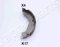 Japanparts GF-K17AF - Комплект тормозов, ручник, парковка autosila-amz.com