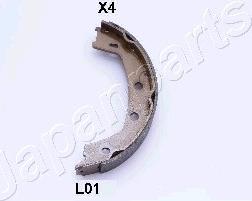 Japanparts GF-L01AF - Комплект тормозов, ручник, парковка autosila-amz.com