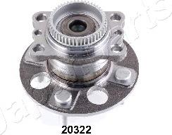 Japanparts KK-20322 - Ступица колеса, поворотный кулак autosila-amz.com