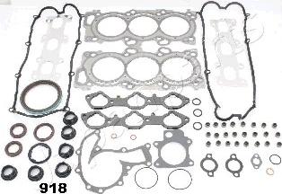 Japanparts KM-918 - Комплект прокладок, двигатель autosila-amz.com