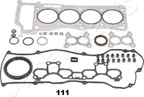 Japanparts KM-111 - Комплект прокладок, двигатель autosila-amz.com