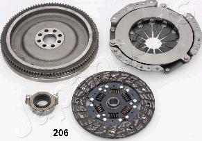 Japanparts KV-206 - Комплект сцепления autosila-amz.com