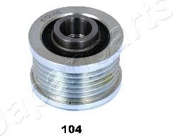 Japanparts RA-104 - Шкив генератора, муфта autosila-amz.com