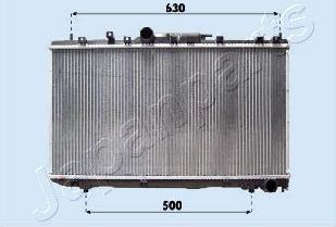 Japanparts RDA153098 - Радиатор, охлаждение двигателя autosila-amz.com