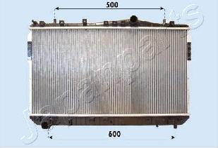 Japanparts RDA313022 - Радиатор, охлаждение двигателя autosila-amz.com