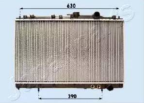 Japanparts RDA283101 - Радиатор, охлаждение двигателя autosila-amz.com