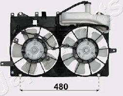 Japanparts VNT152020 - Вентилятор, охлаждение двигателя autosila-amz.com