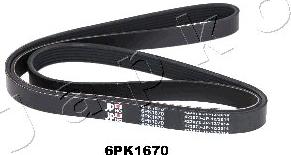 Japko 6PK1670 - Поликлиновой ремень autosila-amz.com