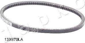 Japko 13X670 - Клиновой ремень, поперечные рёбра autosila-amz.com