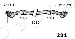 Japko 27201 - Рулевая тяга autosila-amz.com