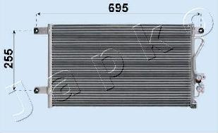 Japko CND163018 - Конденсатор кондиционера autosila-amz.com