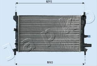 Japko RDA053060 - Радиатор, охлаждение двигателя autosila-amz.com