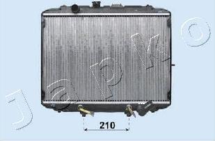 Japko RDA283058 - Радиатор, охлаждение двигателя autosila-amz.com