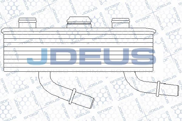 Jdeus 405M16 - Масляный радиатор, автоматическая коробка передач autosila-amz.com