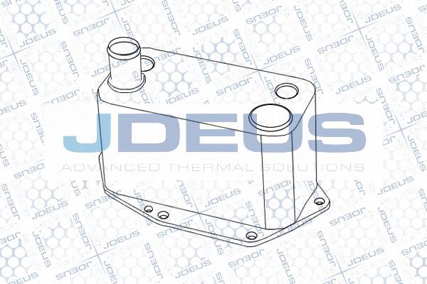 Jdeus 405M11 - Масляный радиатор, двигательное масло autosila-amz.com
