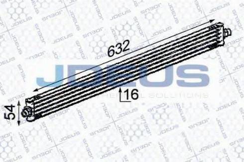 Jdeus 417M38 - Масляный радиатор, автоматическая коробка передач autosila-amz.com