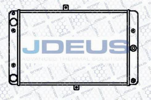 Jdeus 049M01 - Радиатор, охлаждение двигателя autosila-amz.com