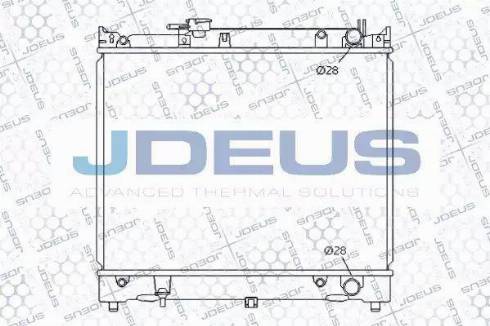 Jdeus 042E01 - Радиатор, охлаждение двигателя autosila-amz.com