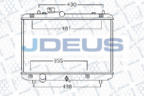 Jdeus 042M17 - Радиатор, охлаждение двигателя autosila-amz.com