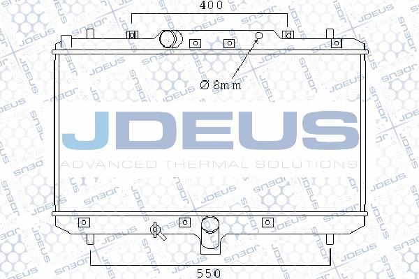 Jdeus 042M22 - Радиатор, охлаждение двигателя autosila-amz.com