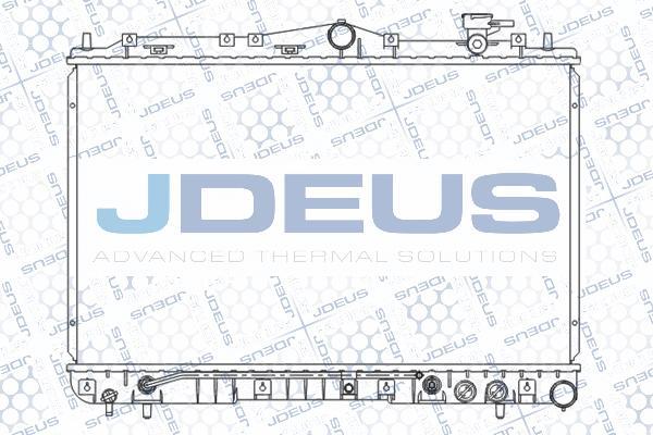 Jdeus 054M13 - Радиатор, охлаждение двигателя autosila-amz.com