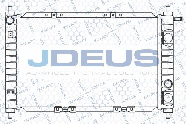 Jdeus 056M01 - Радиатор, охлаждение двигателя autosila-amz.com